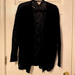 Black lightweight Cardigan